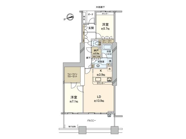 間取図(平面図)