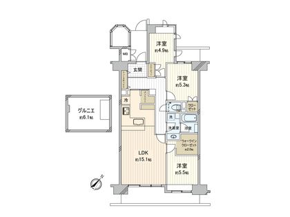 間取図(平面図) 間取図(平面図)