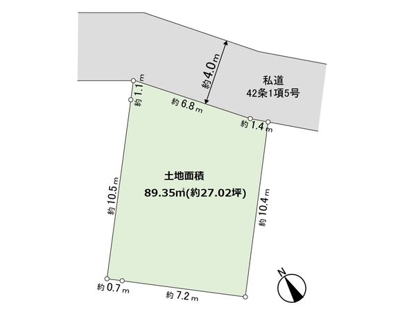 幕張町3丁目 土地 区画図 幕張町3丁目 土地 区画図