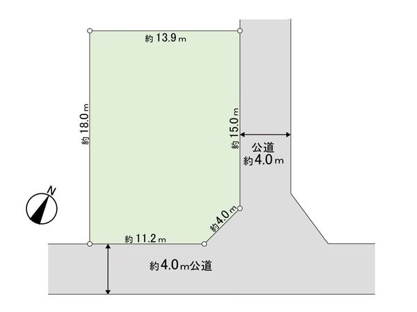 勝田台6丁目 売地 区画図