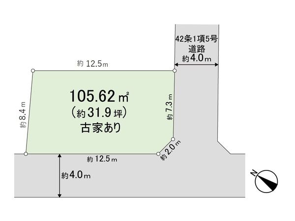 八千代台南3丁目 土地 区画図