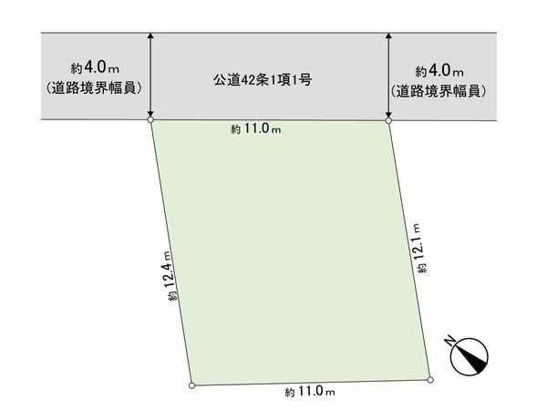 八千代台北八丁目土地 区画図 八千代台北八丁目土地 区画図