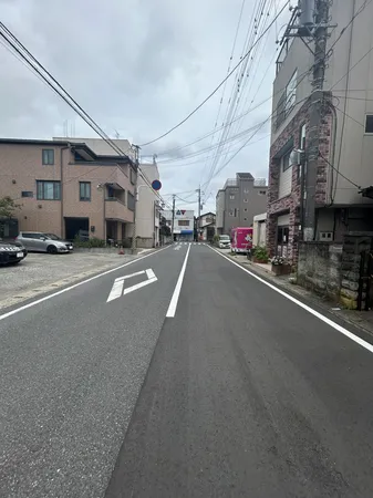 前面道路を含む現地写真