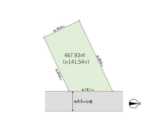 井野 土地 区画図