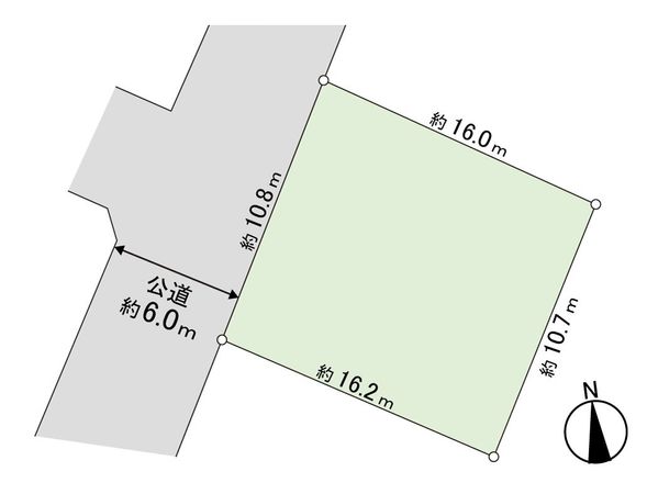 作新台1丁目 売地 区画図 作新台1丁目 売地 区画図