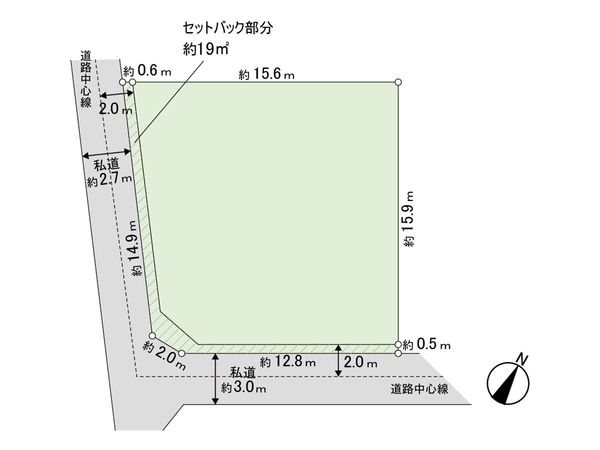 大和田新田 売地 区画図