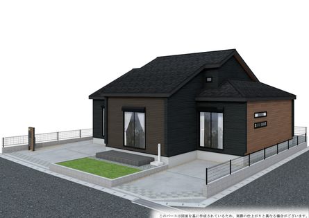 臼井田 新築戸建 外観パース図