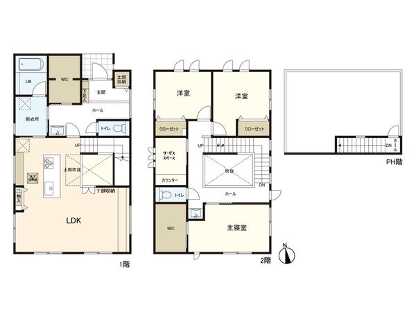 村上戸建 間取図(平面図)