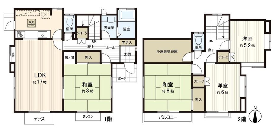 大崎台2丁目 戸建 間取図(平面図) 大崎台2丁目 戸建 間取図(平面図)