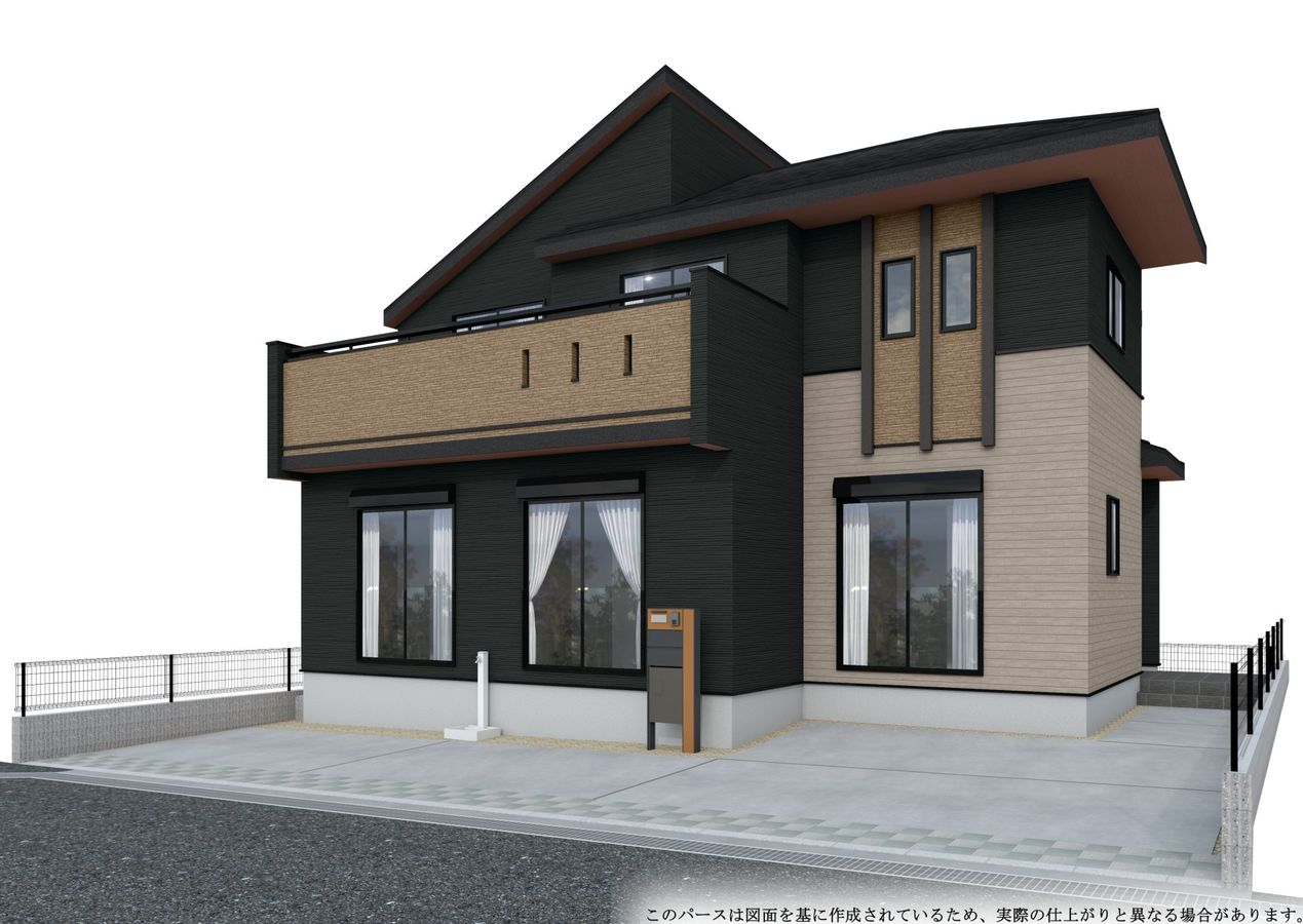 八千代台東4丁目 新築戸建 外観パース図 外観パース図