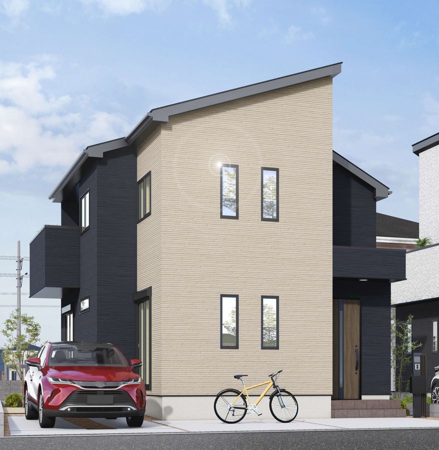 上座新築 2号棟 外観パース図 外観パース図