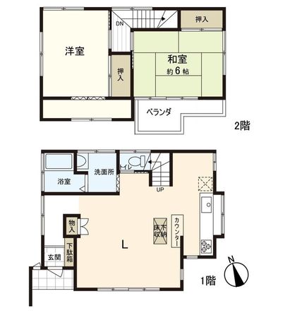 作新台4丁目 戸建 間取図(平面図) 作新台4丁目 戸建 間取図(平面図)