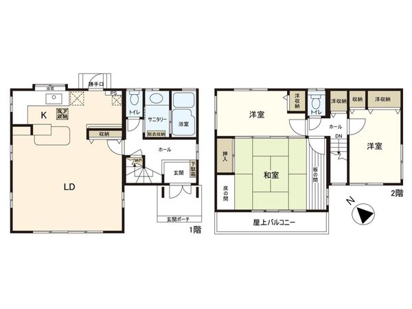 八千代台東3丁目 戸建 間取図(平面図)