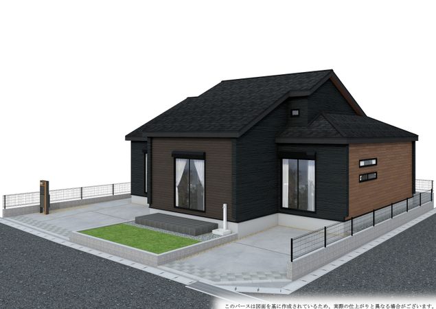 臼井田 新築戸建 外観パース図 臼井田 新築戸建 外観パース図