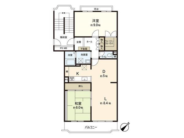 ユーカリ五番町ハイツ 間取図(平面図) ユーカリ五番町ハイツ 間取図(平面図)