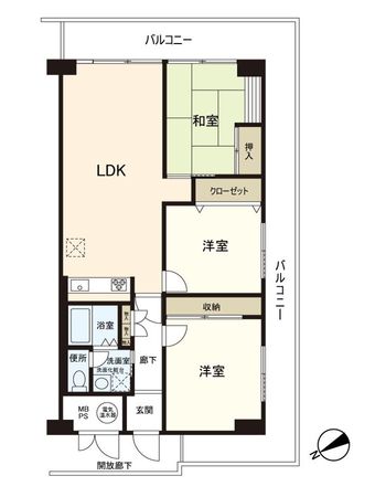 ソレイユ鷹の台 間取図(平面図) ソレイユ鷹の台 間取図(平面図)