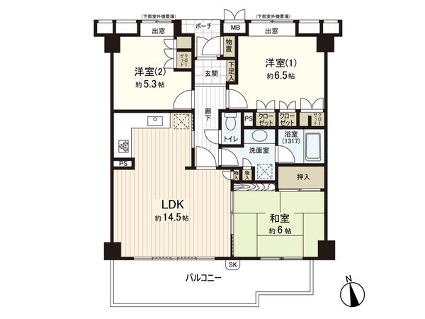 間取図(平面図)
