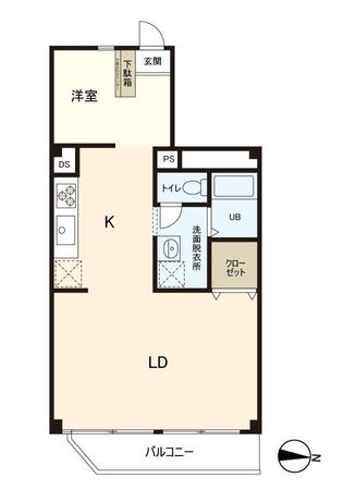 サンコーポ勝田台 C棟 間取図(平面図)