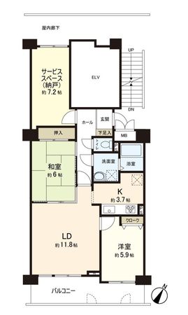 パストラルハイム佐倉志津 壱番館 間取図(平面図) 間取図(平面図)