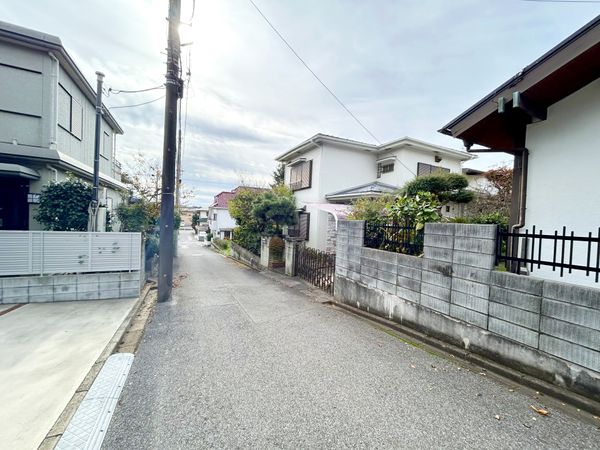 柏市南逆井5丁目 土地 前面道路含む外観 柏市南逆井5丁目 土地 前面道路含む外観