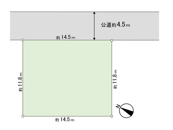 柏市南逆井5丁目 土地 区画図 柏市南逆井5丁目 土地 区画図