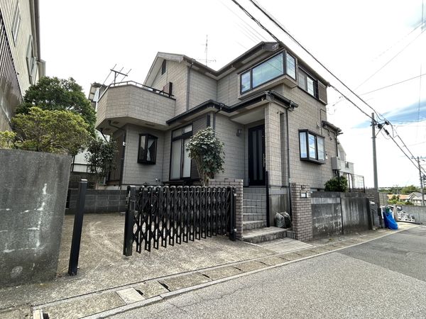鎌ケ谷市道野辺中央1丁目 土地 前面道路含む外観
