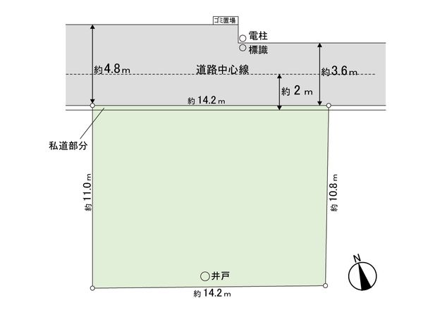 鎌ケ谷市南初富1丁目 土地 区画図 鎌ケ谷市南初富1丁目 土地 区画図