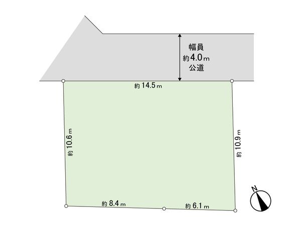 鎌ケ谷市東道野辺7丁目 土地 区画図 鎌ケ谷市東道野辺7丁目 土地 区画図
