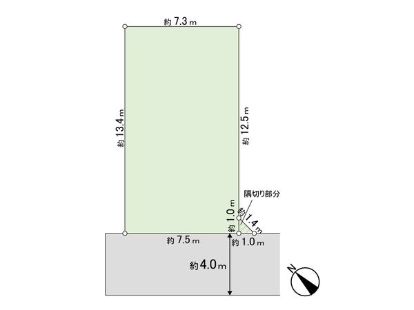 白井市冨士 土地 区画図 白井市冨士 土地 区画図