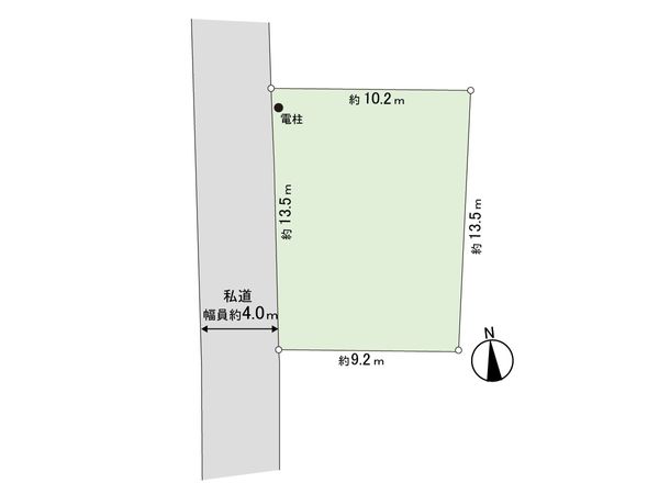 鎌ケ谷市東道野辺2丁目 土地 2区画 区画図