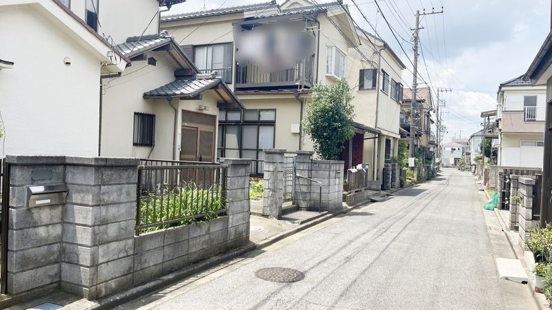 鎌ケ谷市鎌ケ谷7丁目 土地 前面道路含む外観 鎌ケ谷市鎌ケ谷7丁目 土地 前面道路含む外観