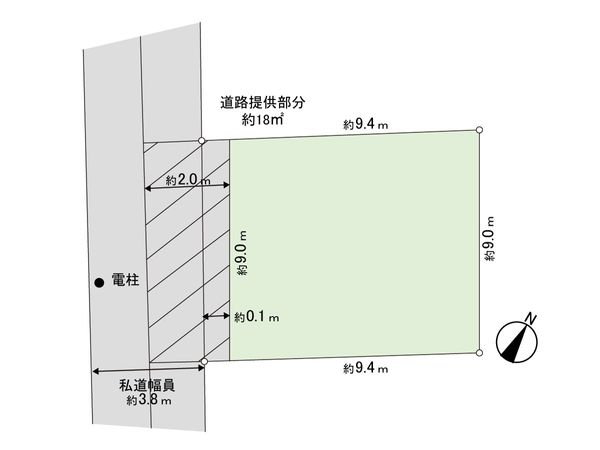 船橋市高野台3丁目 土地 区画図 船橋市高野台3丁目 土地 区画図