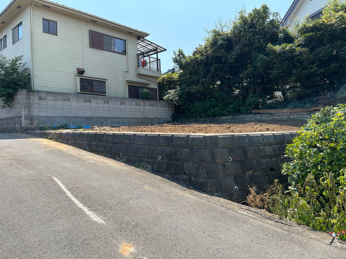 鎌ケ谷市佐津間 土地 前面道路含む外観 前面道路含む外観