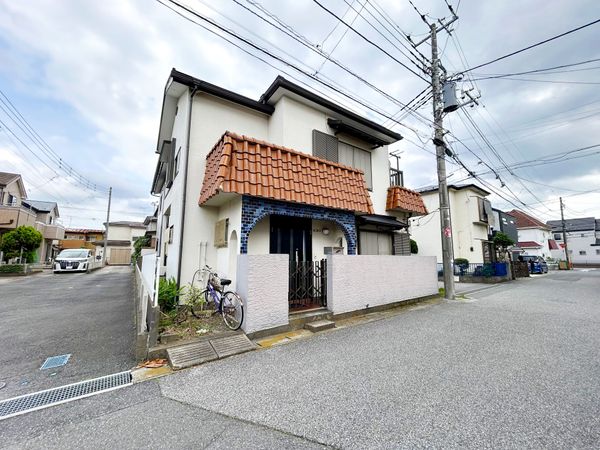 鎌ケ谷市東中沢1丁目 土地 前面道路含む外観
