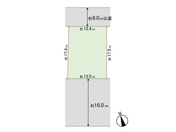 印西市木刈4丁目 土地 区画図