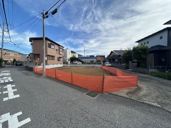 松戸市六実6丁目 土地 前面道路含む外観 松戸市六実6丁目 土地 前面道路含む外観