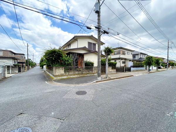鎌ケ谷市東初富4丁目 土地 前面道路含む外観 鎌ケ谷市東初富4丁目 土地 前面道路含む外観