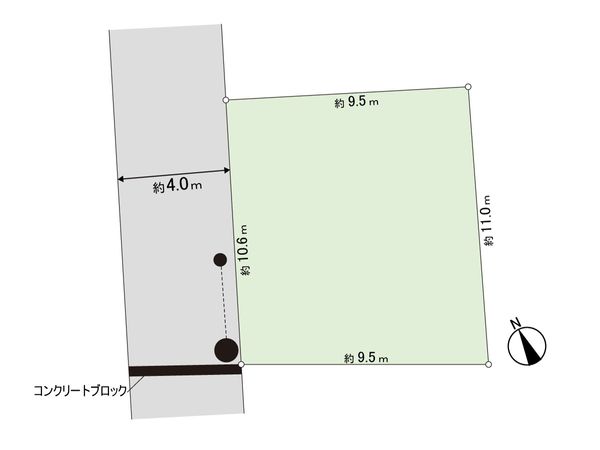 白井市冨士 土地 区画図 区画図