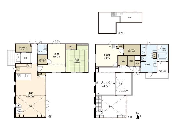 印西市木刈3丁目 戸建 間取図(平面図) 印西市木刈3丁目 戸建 間取図(平面図)