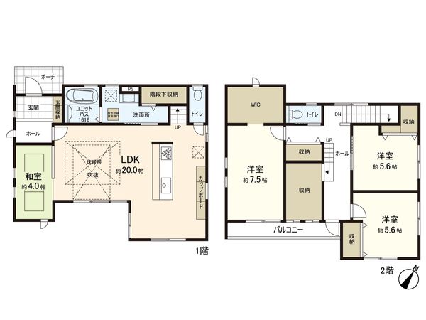 印西市草深 戸建 間取図(平面図)