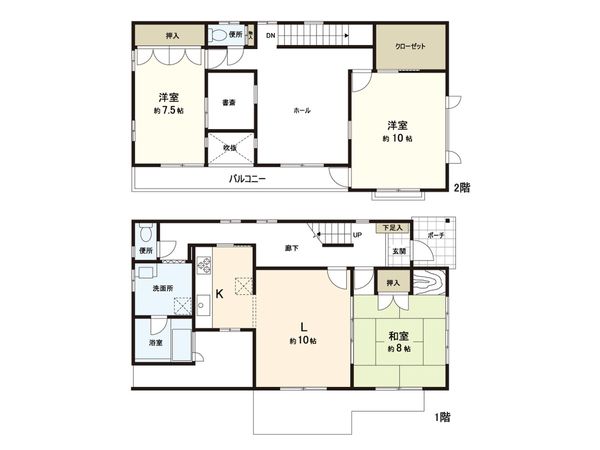 白井市南山3丁目 戸建 間取図(平面図)