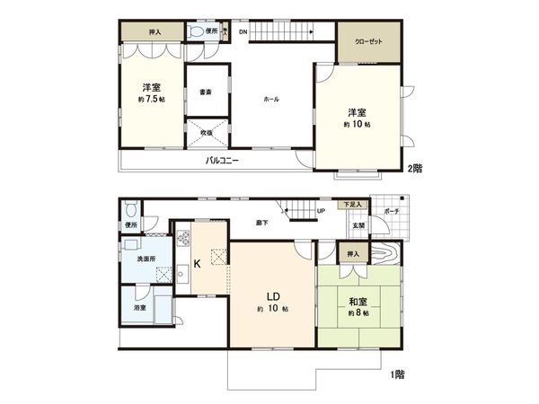 白井市南山3丁目 戸建 間取図(平面図) 白井市南山3丁目 戸建 間取図(平面図)