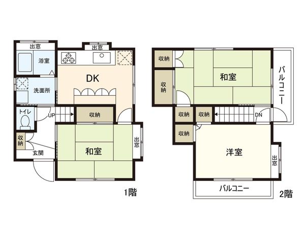 船橋市八木が谷2丁目 戸建 間取図(平面図) 船橋市八木が谷2丁目 戸建 間取図(平面図)