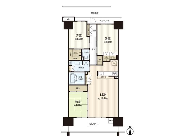 プリスタ レジデンスⅠ 間取図(平面図) プリスタ レジデンスⅠ 間取図(平面図)