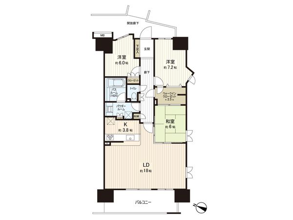 レイディアントシティ印西牧の原アクア・ヴィラ 間取図(平面図) レイディアントシティ印西牧の原アクア・ヴィラ 間取図(平面図)