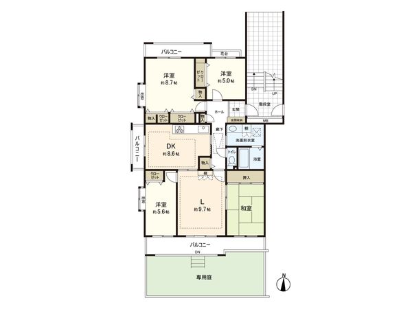 プロムナード桜台6番街第5号棟 間取図