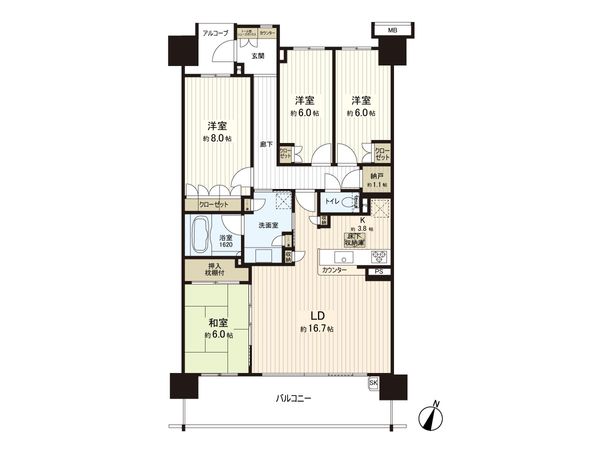 センティス 間取図(平面図) センティス 間取図(平面図)