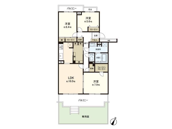 プロムナード桜台4番街 14号棟 間取図(平面図) プロムナード桜台4番街 14号棟 間取図(平面図)