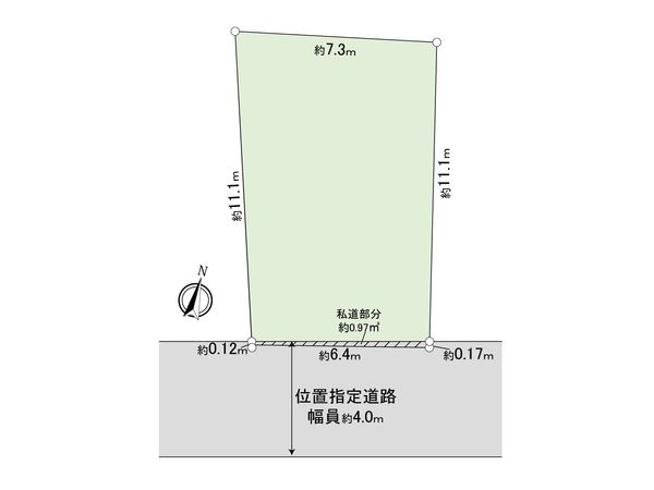 柏市西原6丁目 土地 区画図 柏市西原6丁目 土地 区画図