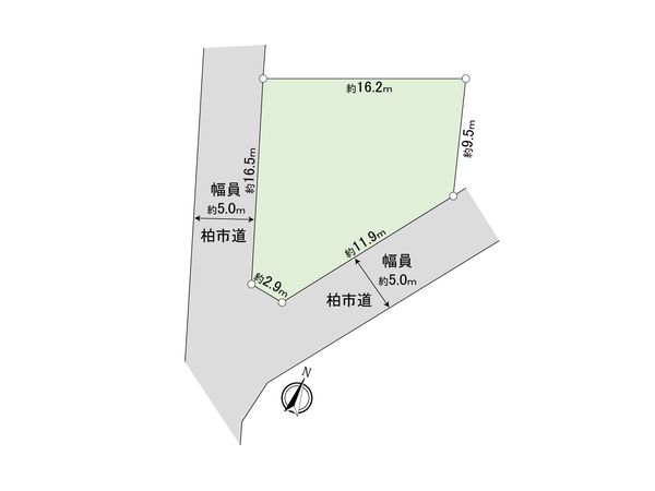 柏市藤心2丁目 土地 区画図